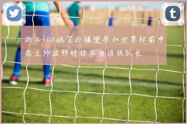 浙江ins祝贺朴镇燮参加世界杯前申花主帅波耶特称其为顶级队长